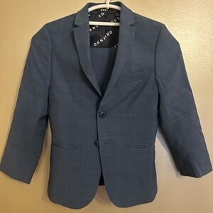 DKNY boys Slate Blue Sport Coat and pants like new